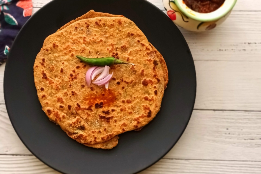 Onion Missi Roti